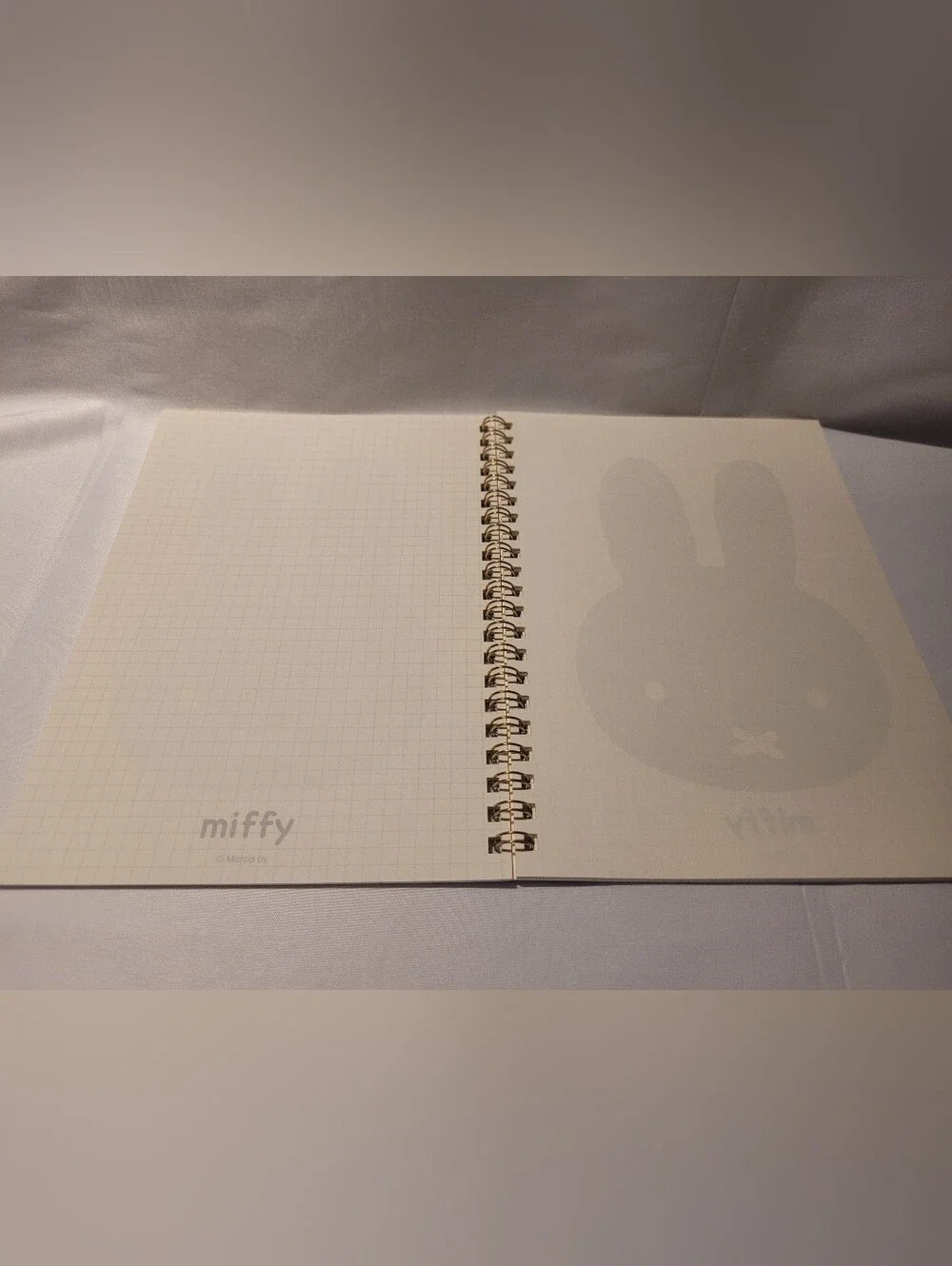 NWT Miffy Face A5 Ring Notebook - Black Cover (Imported From Japan)
